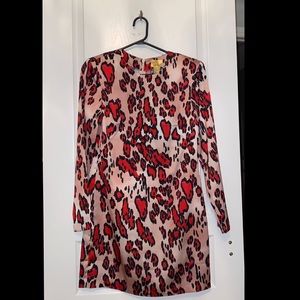 H&M dress in pink cheetah pattern